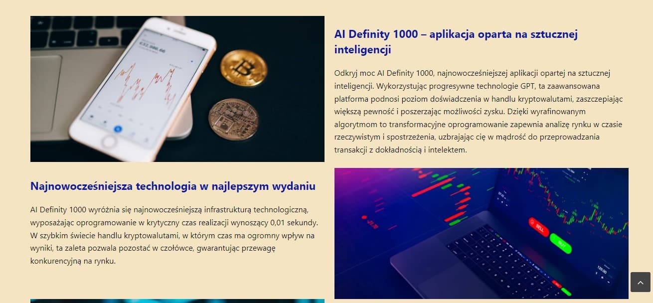 AI Definity 1000 charting tools