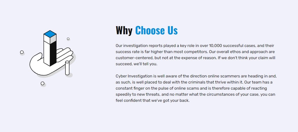 Cyber Investigation Benefits