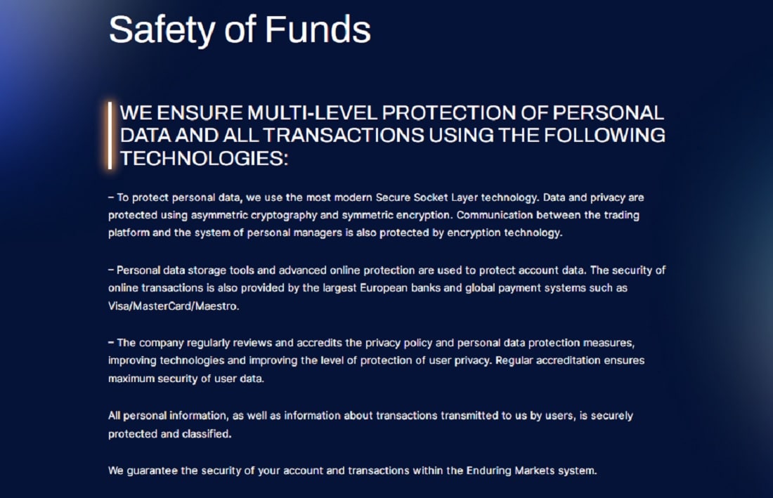 Enduring Markets Security