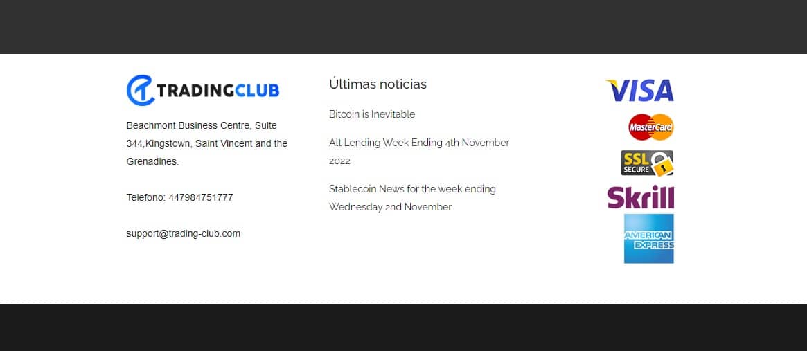 Trading-Club Atención al cliente