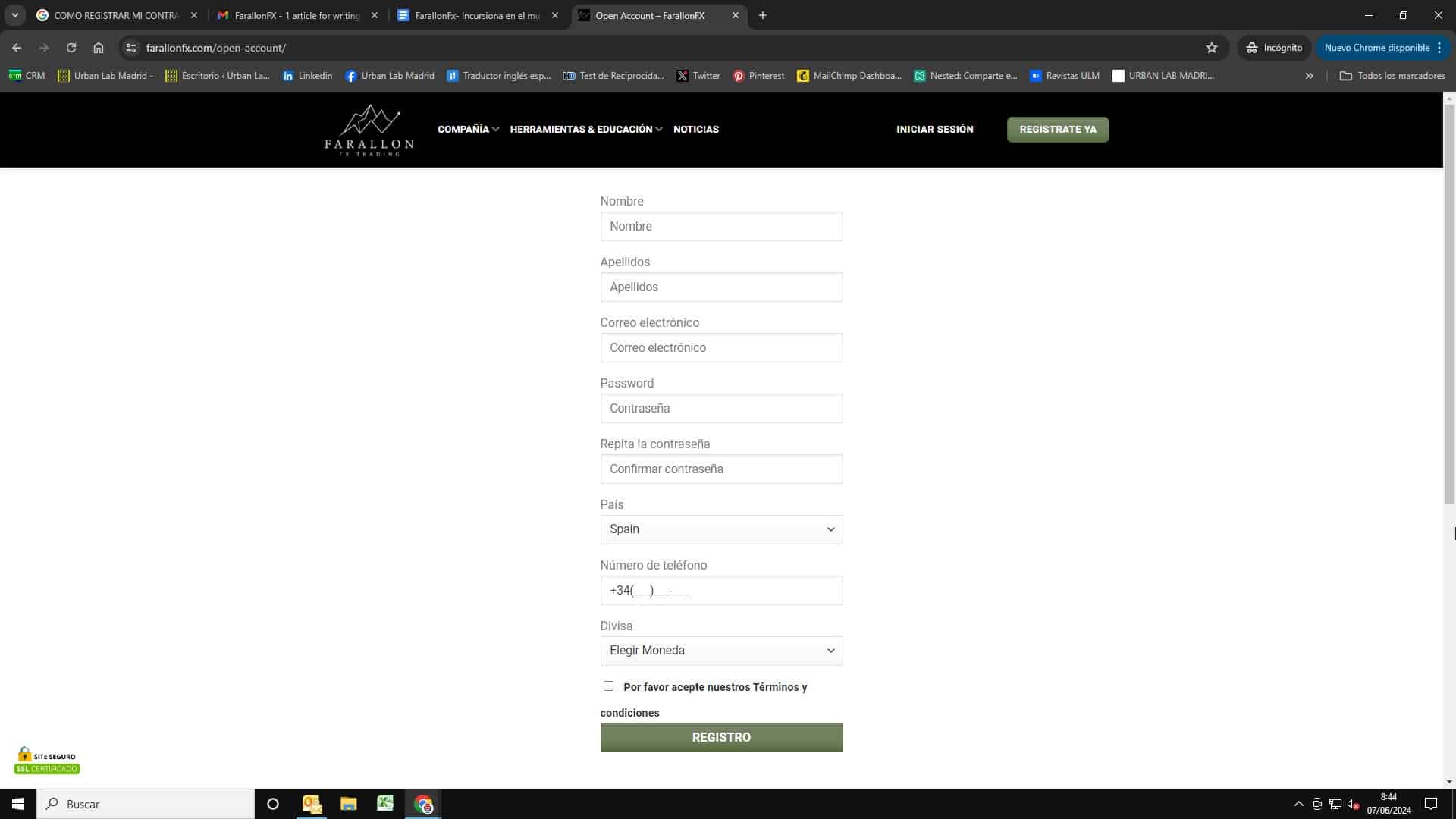 operar en Farallonfx