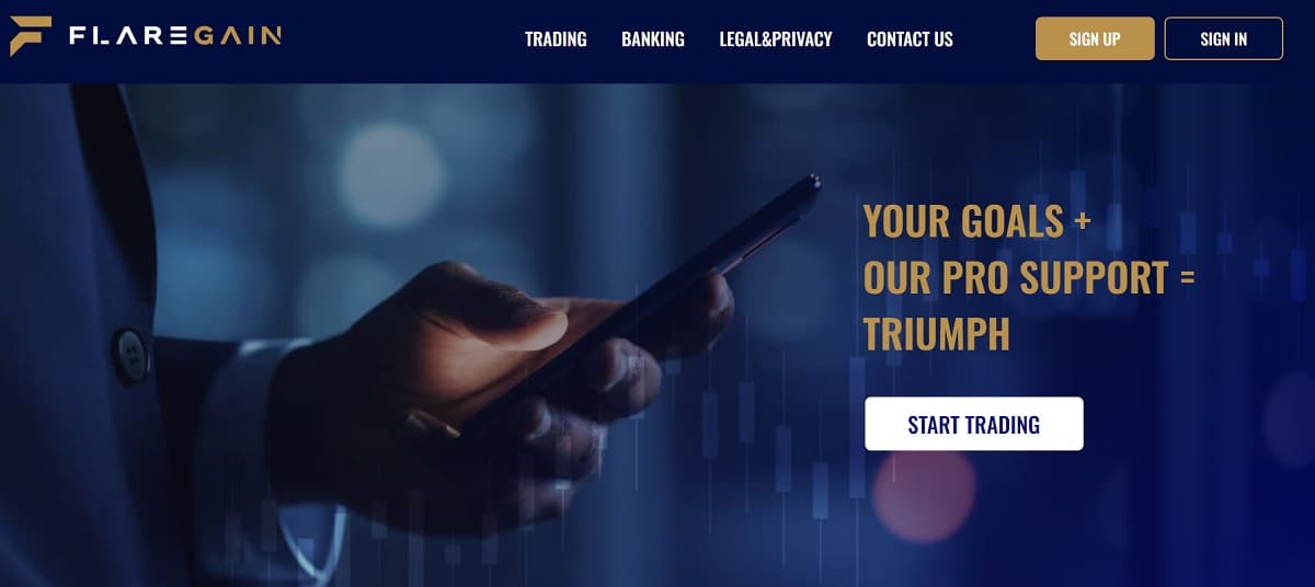 FlareGain ホームページ