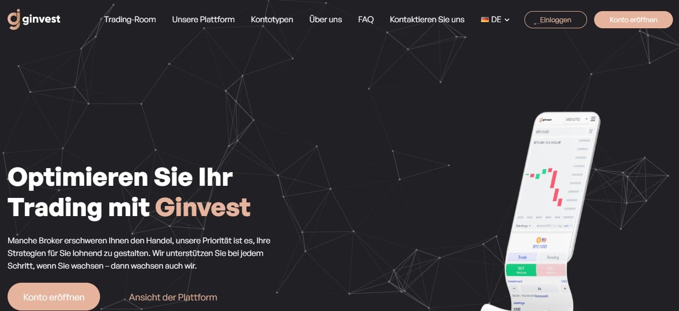 Ginvest website