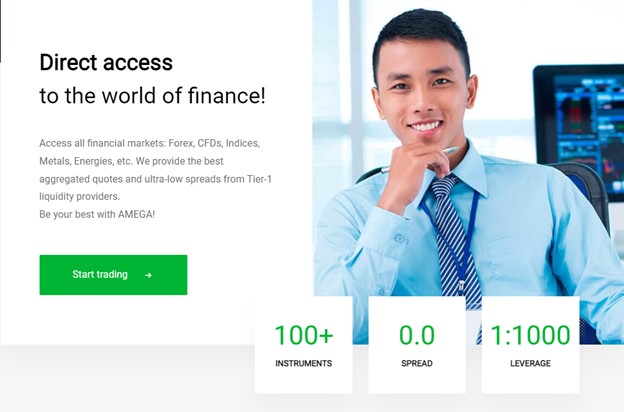 access financial markets with Amega