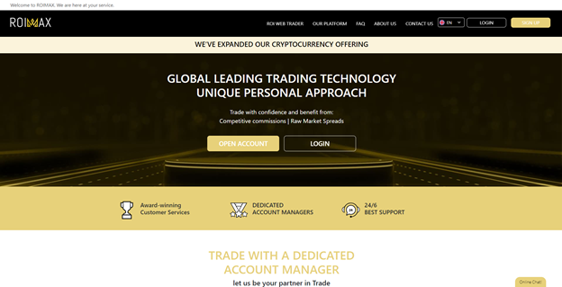 ROIMAX crypto trading