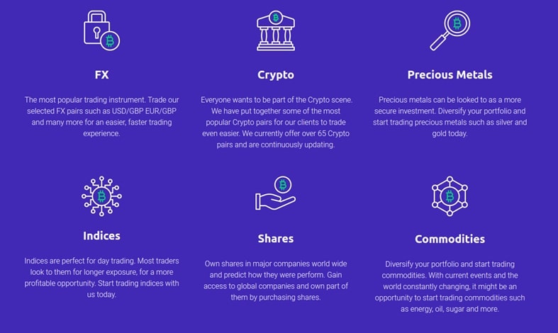 Royal Crypto Bank homepage