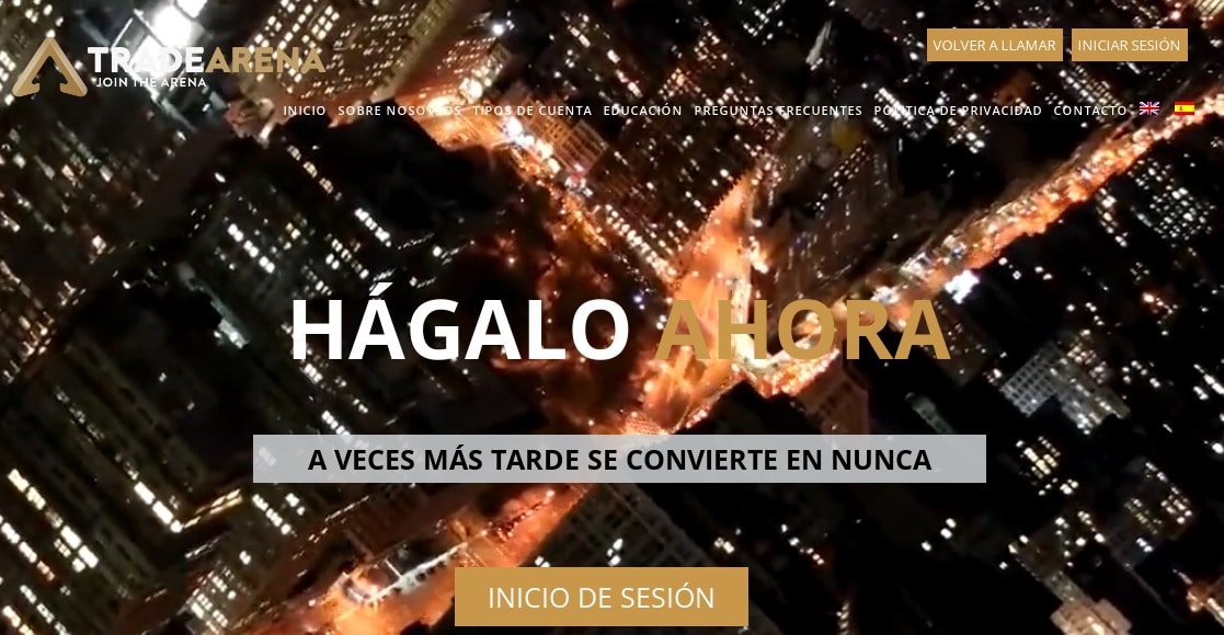 Trade Arena Home Page