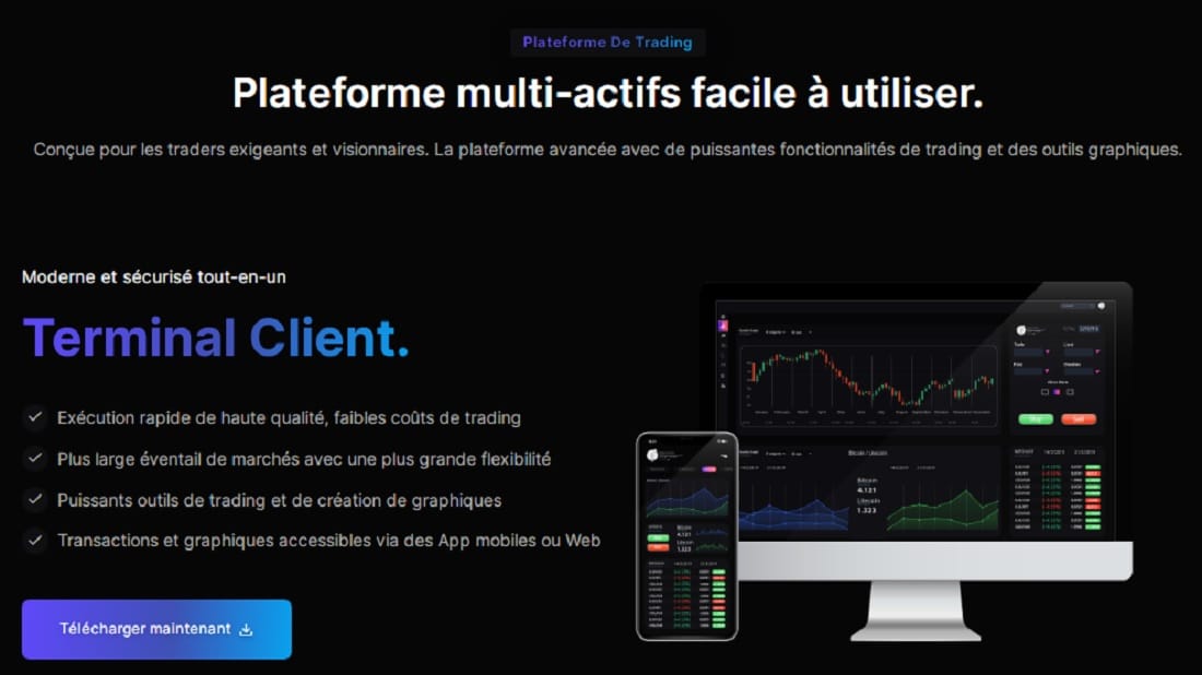 Plateforme d’XMarket disponible sur tout type d’appareil