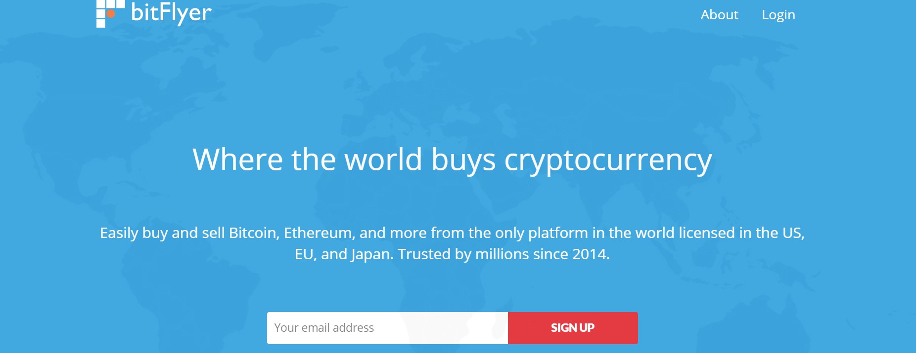 bitFlyer website