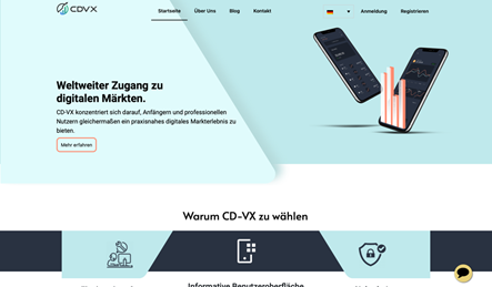 Die offizielle Homepage von CD-VX.