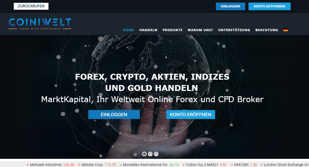 Coiniwelt website