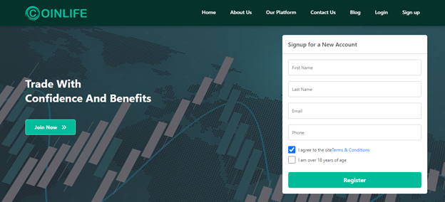 trade crypto with Coinlife