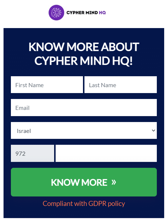cyphermind-hq.com Sign Up / Contact