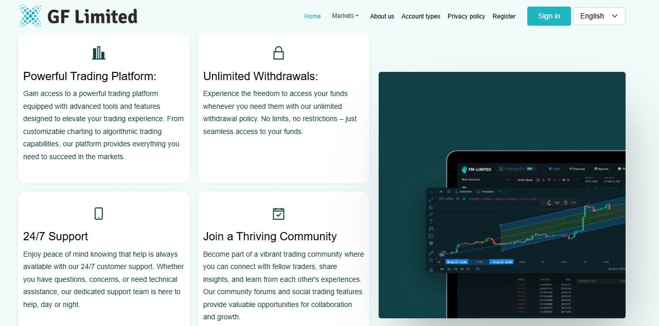 GF Limited Trading Platform