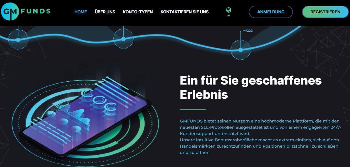 GMfunds Trading platform