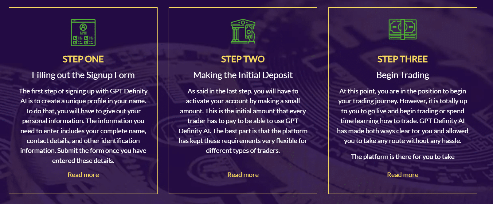GPT Definity AI steps