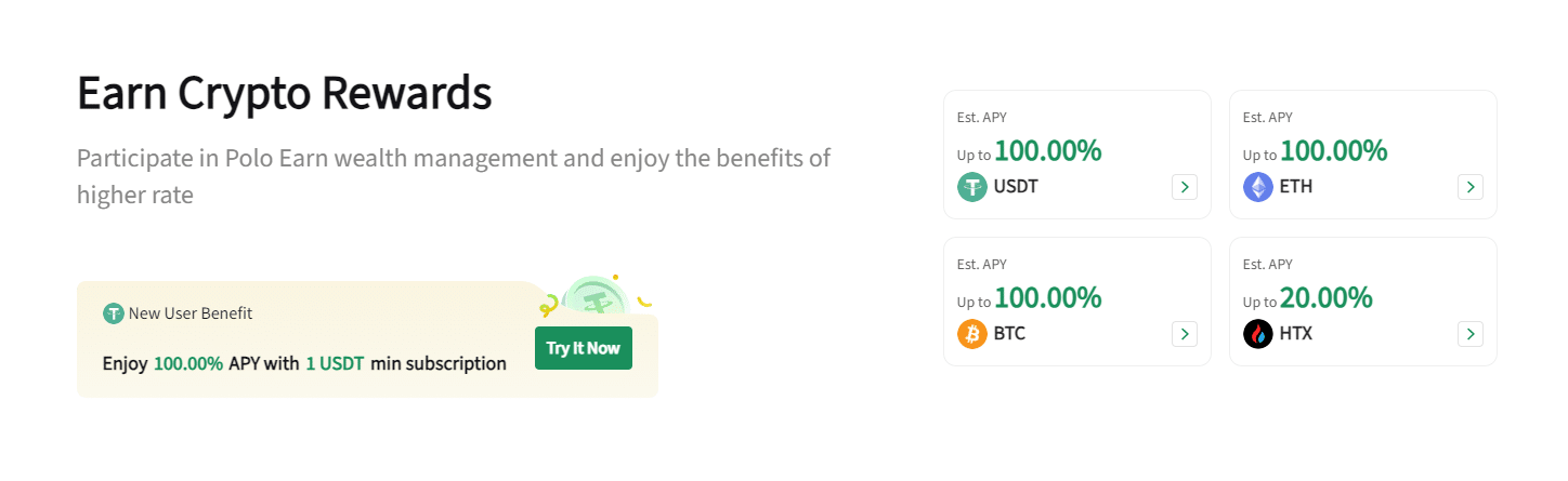 Poloniex crypto rewards