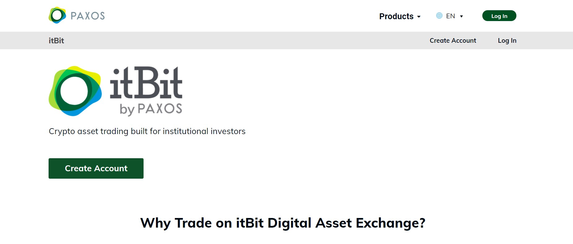 itBit website