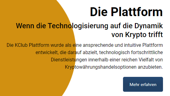 Die Auslegung auf den Kryptohandel
