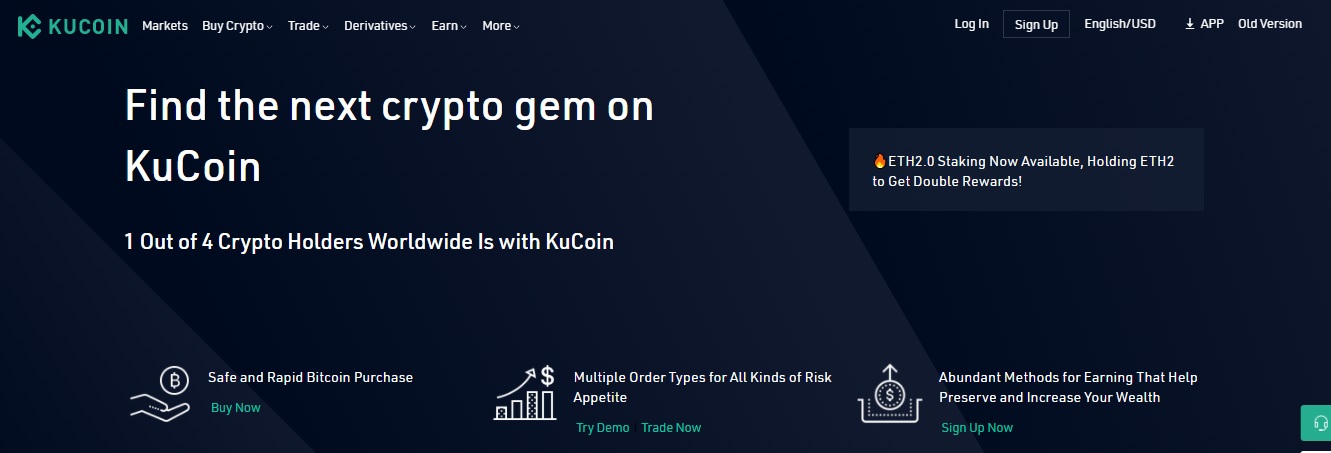 KuCoin website
