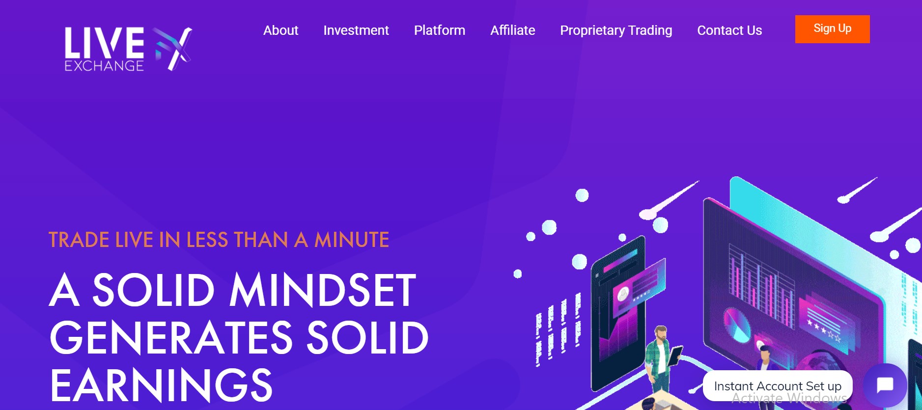 Live FX Exchange website