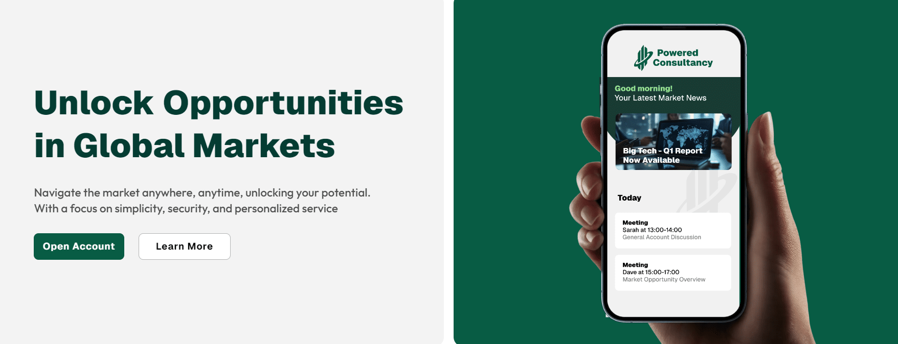 Powered Consultancy Homepage