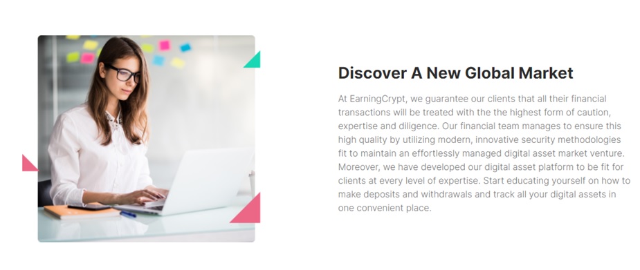 discover crypto trading with EarningCrypt