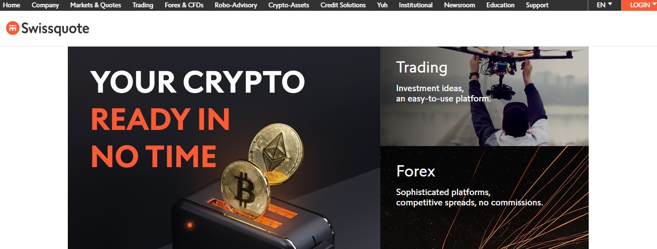 Swissquote website