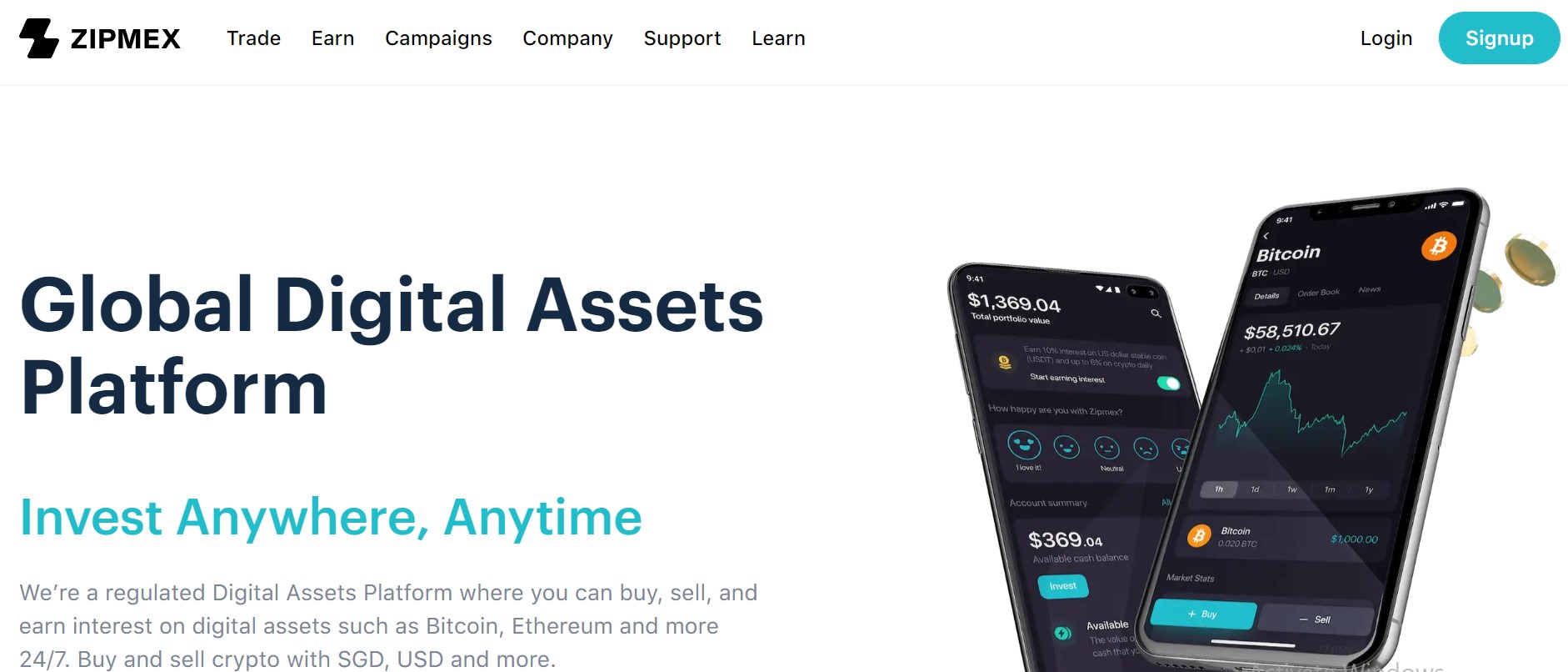 Zipmex website