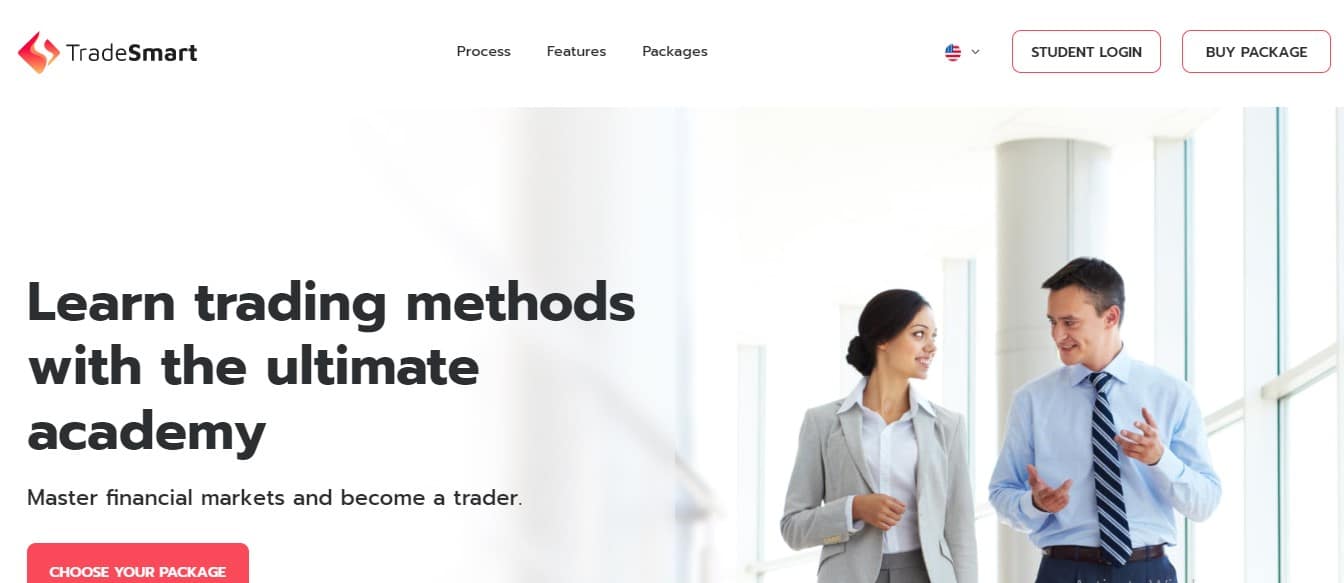 TradeSmart Academy website