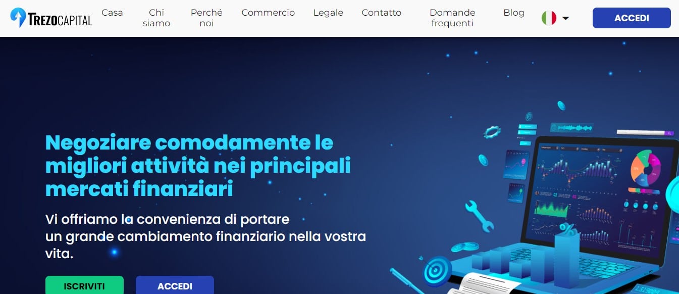 Trezo Capital website