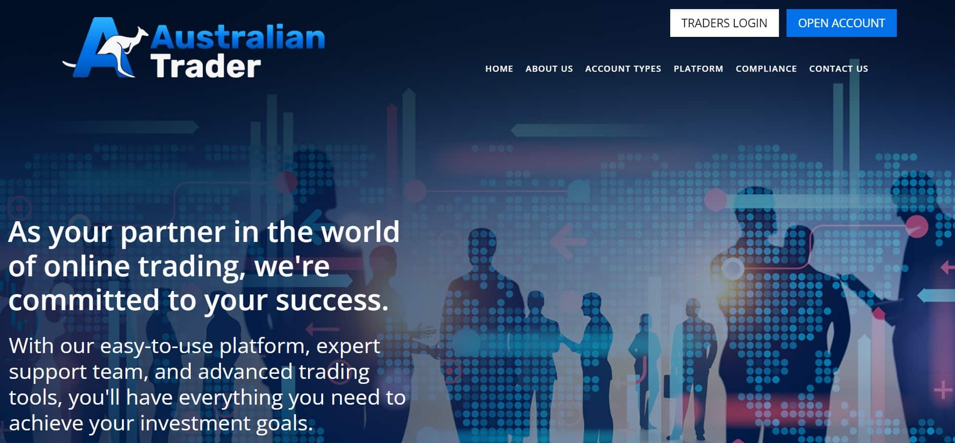 Australian Trader website