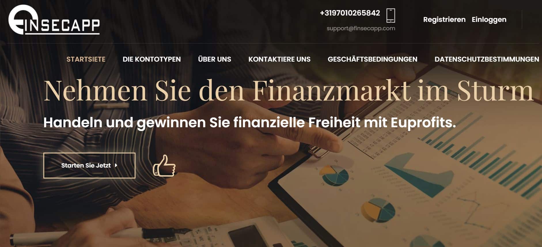 FinsecApp website