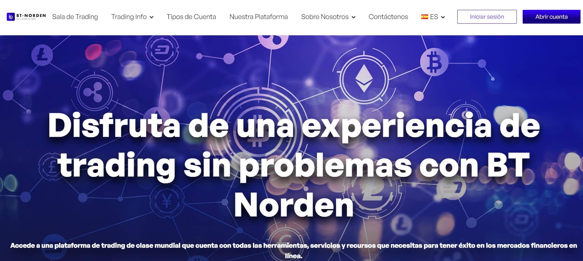 BT-Norden website
