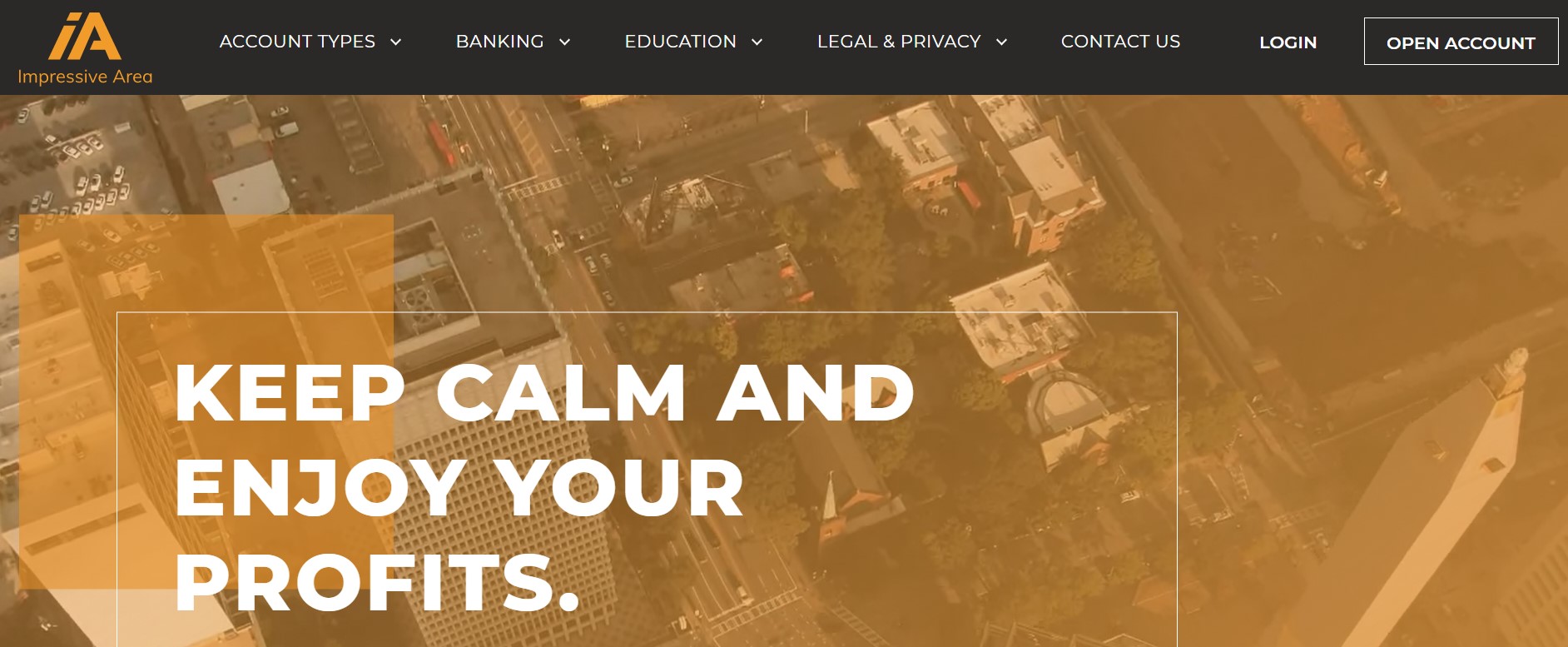 Impressive Area website