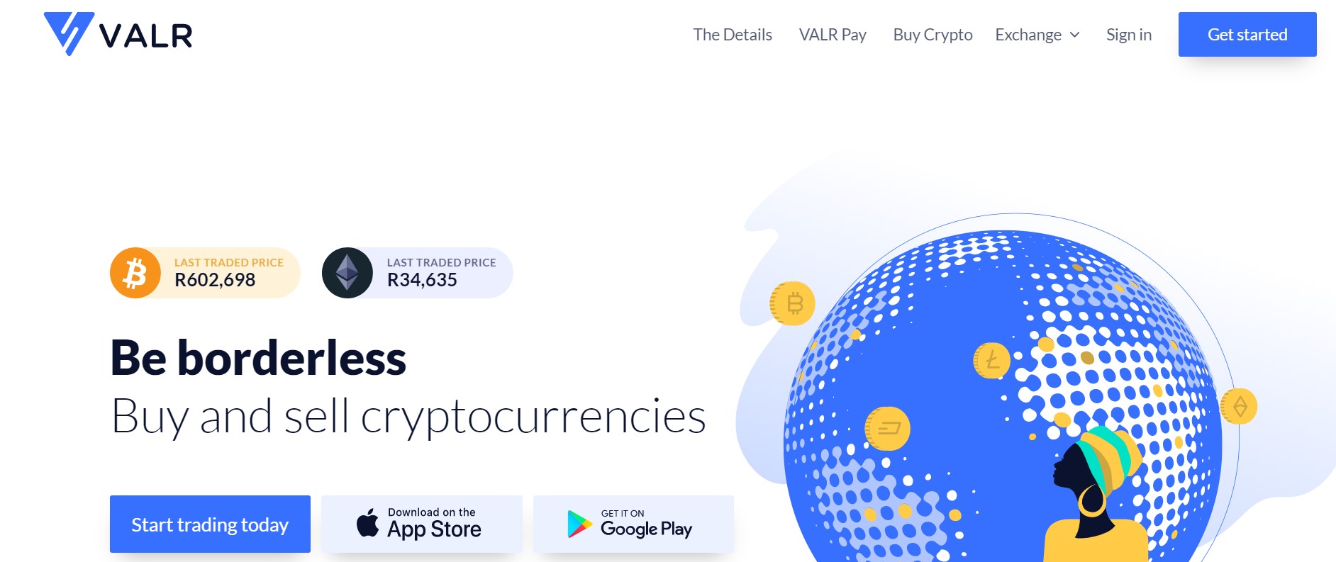 VALR website